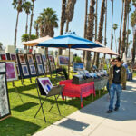 Art for sale on the Santa Barbara promenade