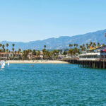 West Beach and Stearns Wharf in Santa Barbara