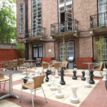 The live chess board at Richmond, the American University