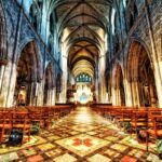 The Interior of St. Patrick's Cathedral in Dublin, Ireland