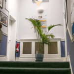 A stair landing at CES Leeds