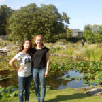 Studio Cambridge students in a park