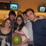 Studio Cambridge students go bowling