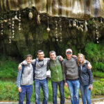 English in York students visit Mother Shipton's Cave