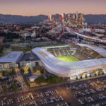 LAFC Stadium inside the Exposition Park