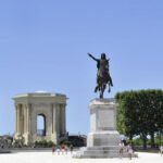 The Promenade du Peyrou in Montpellier