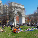 Washington Square Park in Greenwich Village, New York