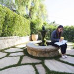 The patio of an ELC Santa Barbara host family