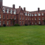 Girton College courtyard