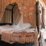 Charles Dickens’ bed in the Charles Dickens’ Birthplace Museum