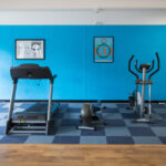 The exercise room in Chester House