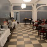 Cafeteria in the Monroe student residence, San Francisco