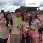 Emerald Cultural Institute students run a marathon at Dun Laoghaire, Dublin
