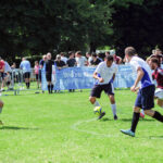 GCI students playing football