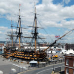 The HMS Victory in the Historic Dockyard, Portsmouth