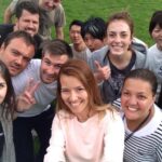 Horner School students play Gaelic football