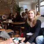 LILA students have Coffee and Conversation with one of the school's teachers