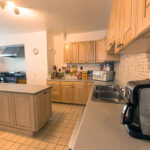La cucina del residence per studenti Poppet Hall della NESE di Boston 