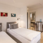 Single or shared tower apartment with kitchenette in GLS Berlin's Hotel Oderberger