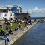 GCI students at the Spanish Arch