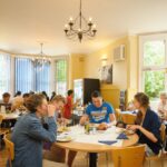 St Clare's school dining hall