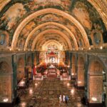 The interior of St, John's Co-Cathedral in La Valletta, Malta