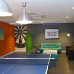 LILA studio game room and student lounge