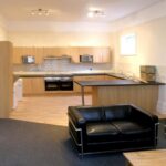 LILA university residence kitchen and common area