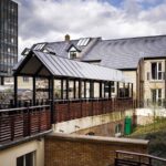 YWCA Dublin annex and outdoor area