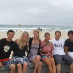 Converse San Diego students go to the beach